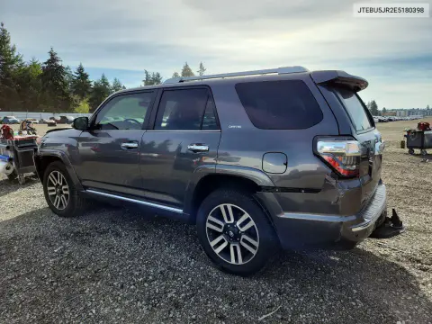 2014 Toyota 4Runner Limited VIN JTEBU5JR2E5180398 фото 2