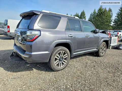 2014 Toyota 4Runner Limited VIN JTEBU5JR2E5180398 фото 3