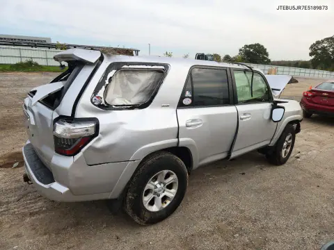 2014 Toyota 4Runner Sr5 Premium VIN JTEBU5JR7E5189873 фото 3