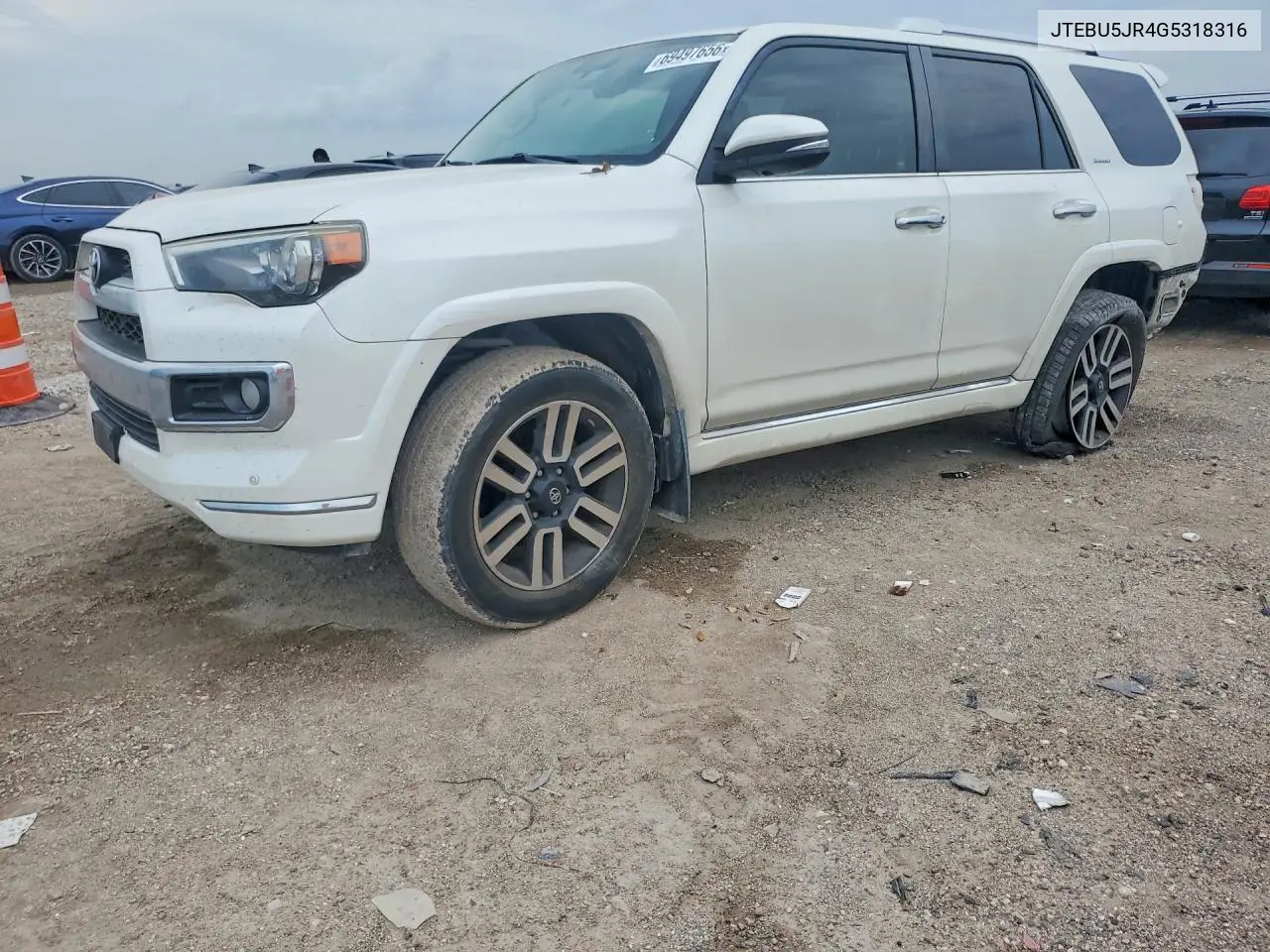 2016 Toyota 4Runner Limited VIN JTEBU5JR4G5318316 фото 1