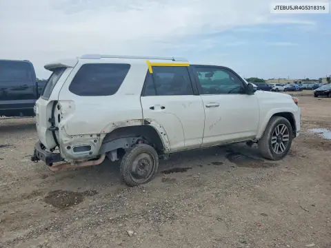 2016 Toyota 4Runner Limited VIN JTEBU5JR4G5318316 фото 3