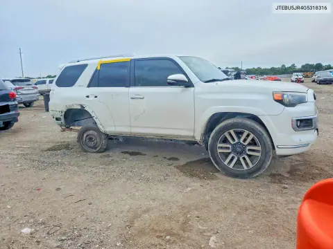 2016 Toyota 4Runner Limited VIN JTEBU5JR4G5318316 фото 4