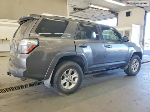 2016 Toyota 4Runner Sr5 Premium VIN JTEBU5JR5G5292924 фото 3