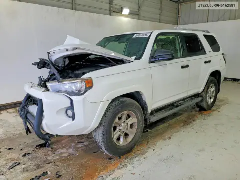 JTEZU5JR9H5162581 — 2017 Toyota 4RUNNER, Передняя часть, фото до ремонта