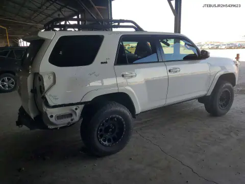 2017 Toyota 4Runner Sr5 VIN JTEBU5JR2H5439623 фото 3