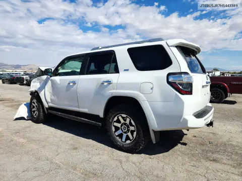 2017 Toyota 4Runner Sr5 VIN JTEBU5JR7H5443389 фото 2