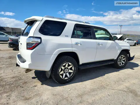 2017 Toyota 4Runner Sr5 VIN JTEBU5JR7H5443389 фото 3