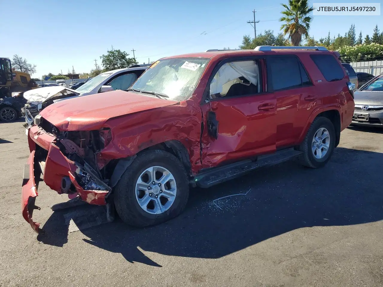 2018 Toyota 4Runner Sr5 Premium VIN JTEBU5JR1J5497230 фото 1