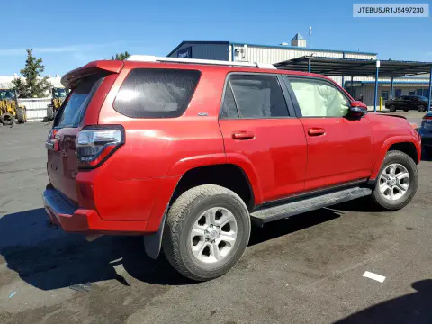 2018 Toyota 4Runner Sr5 Premium VIN JTEBU5JR1J5497230 фото 3
