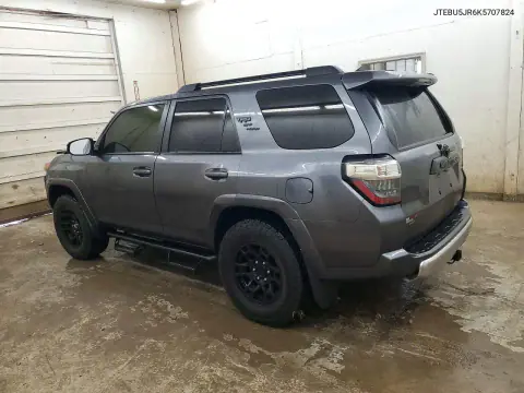 2019 Toyota 4Runner Trd Off-Road Premium VIN JTEBU5JR6K5707824 фото 2