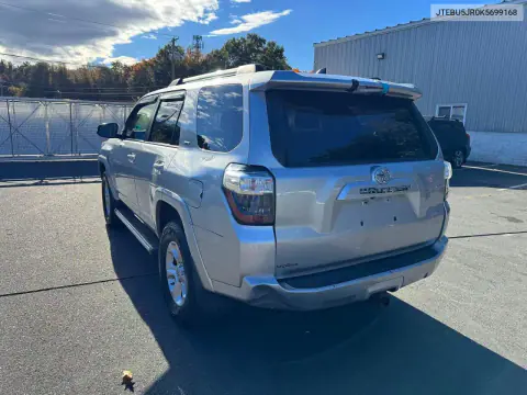 2019 Toyota 4Runner Sr5 Premium VIN JTEBU5JR0K5699168 фото 2