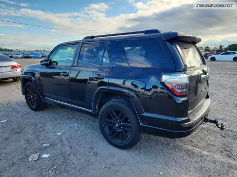 JTEBU5JR2K5685577 — 2019 Toyota 4RUNNER, фото 2 с аукциона Copart, Боковая часть
