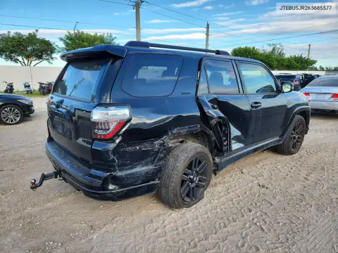 JTEBU5JR2K5685577 — 2019 Toyota 4RUNNER, фото 3 с аукциона Copart, Боковая часть