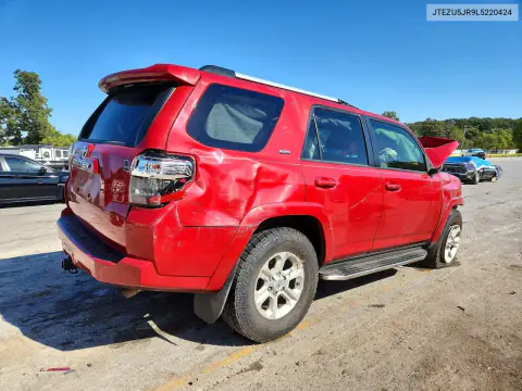 2020 Toyota 4Runner Sr5 VIN JTEZU5JR9L5220424 фото 3
