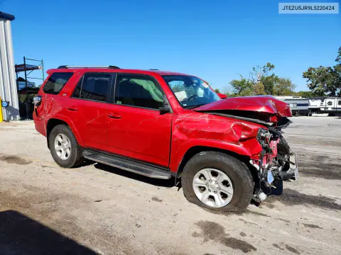 2020 Toyota 4Runner Sr5 VIN JTEZU5JR9L5220424 фото 4