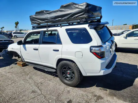 2021 Toyota 4Runner Venture Edition VIN JTEHU5JR5M5902097 фото 2