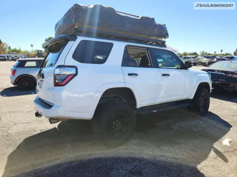 2021 Toyota 4Runner Venture Edition VIN JTEHU5JR5M5902097 фото 3
