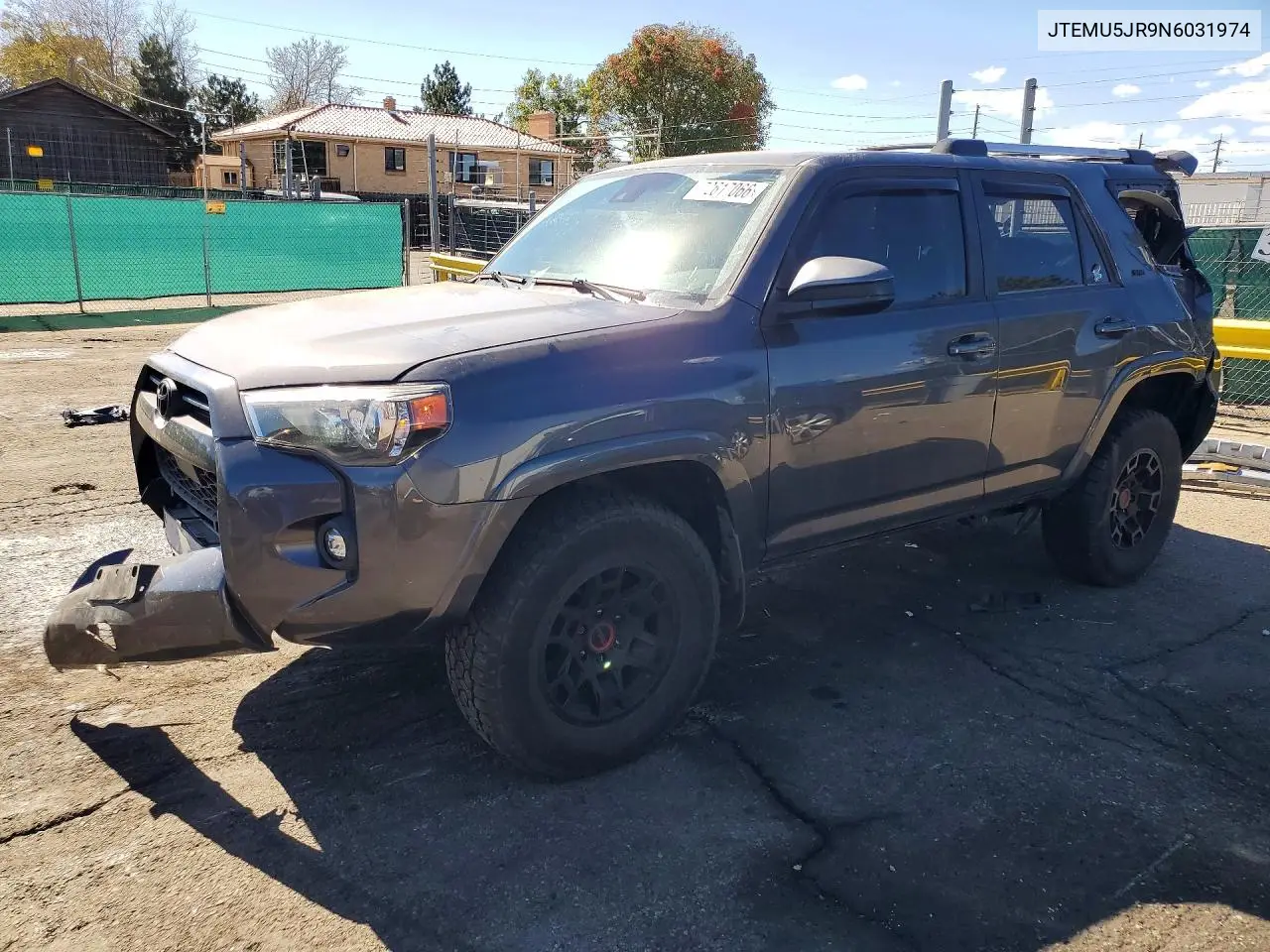 2022 Toyota 4Runner Sr5 VIN JTEMU5JR9N6031974 фото 1