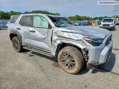 2025 Toyota 4Runner Sr5 VIN JTEVA5BR4S5039414 фото 4