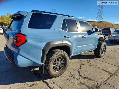 2025 Toyota 4Runner Sr5 VIN JTEVA5BR4S5068153 фото 3