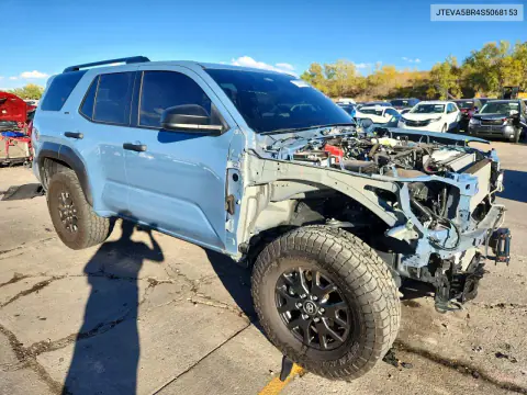 2025 Toyota 4Runner Sr5 VIN JTEVA5BR4S5068153 фото 4
