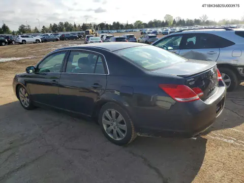 2005 Toyota Avalon Touring VIN 4T1BK36B25U003975 фото 2
