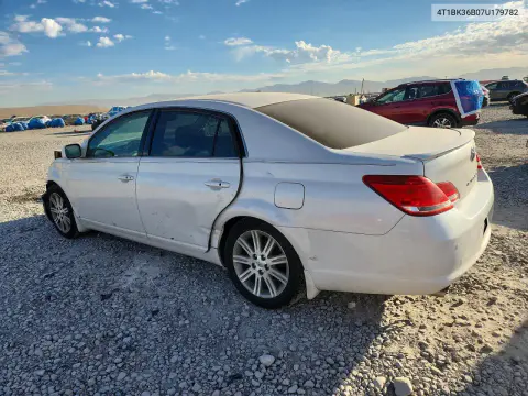 2007 Toyota Avalon Limited VIN 4T1BK36B07U179782 фото 2