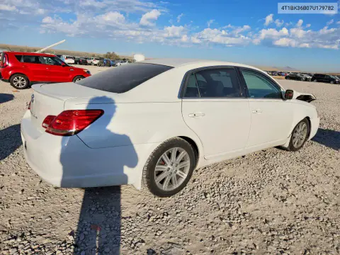 2007 Toyota Avalon Limited VIN 4T1BK36B07U179782 фото 3