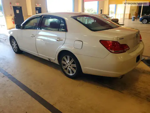 2007 Toyota Avalon Limited VIN 4T1BK36B67U238351 фото 2