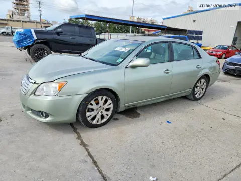 4T1BK36B78U317626 — 2008 Toyota Avalon, Передняя часть, фото до ремонта