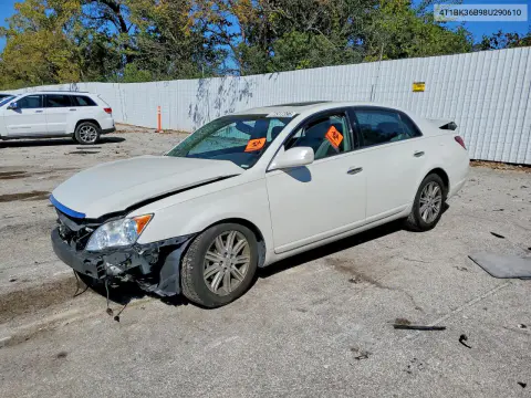 4T1BK36B98U290610 — 2008 Toyota Avalon, Передняя часть, фото до ремонта