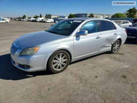 4T1BK36B18U260503 — 2008 Toyota Avalon, Сторона, фото до ремонта