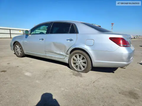 2008 Toyota Avalon Limited VIN 4T1BK36B18U260503 фото 2