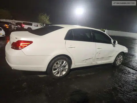 2008 Toyota Avalon Xls VIN 4T1BK36B88U281705 фото 3