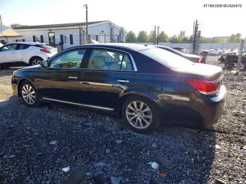 2011 Toyota Avalon Limited VIN 4T1BK3DB1BU426870 фото 2