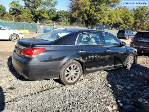 2011 Toyota Avalon Limited VIN 4T1BK3DB1BU426870 фото 3