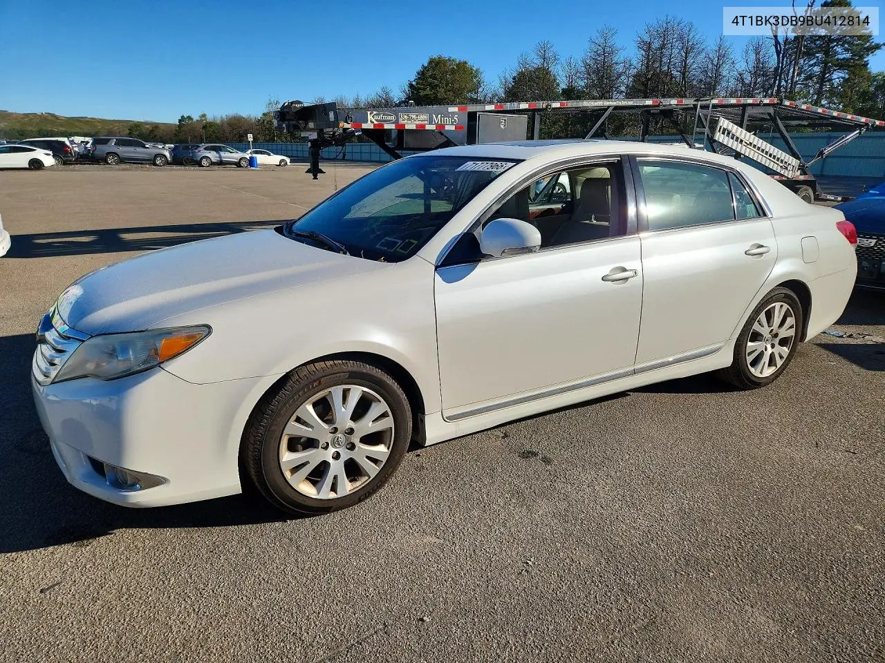 2011 Toyota Avalon Base VIN 4T1BK3DB9BU412814 фото 1