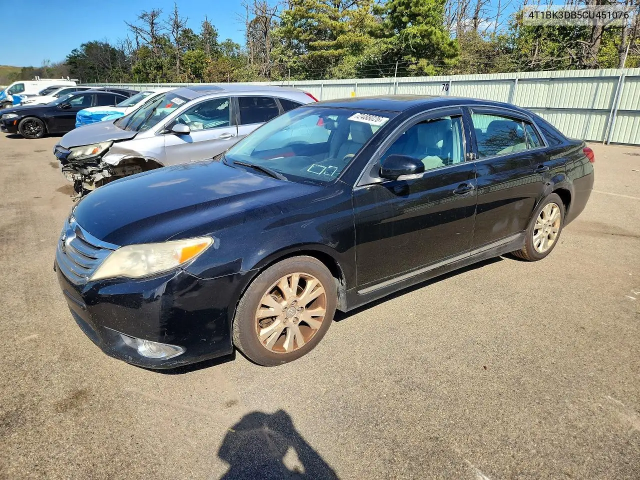 2012 Toyota Avalon Base VIN 4T1BK3DB5CU451076 фото 1