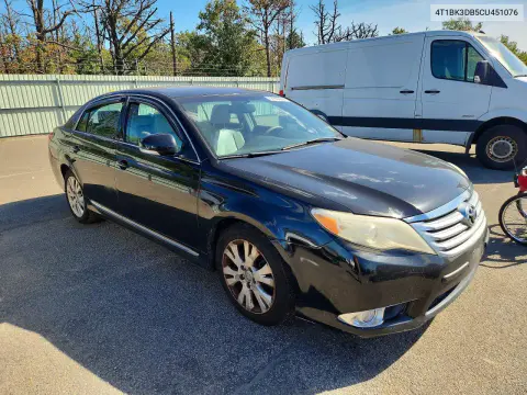 2012 Toyota Avalon Base VIN 4T1BK3DB5CU451076 фото 4