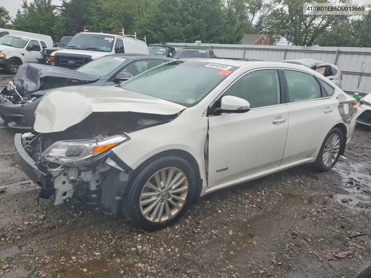 2013 Toyota Avalon Hybrid Xle Touring VIN 4T1BD1EB6DU013665 фото 1