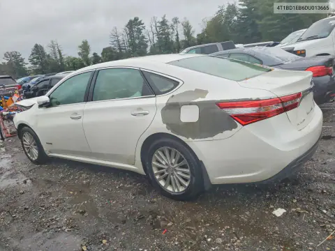2013 Toyota Avalon Hybrid Xle Touring VIN 4T1BD1EB6DU013665 фото 2