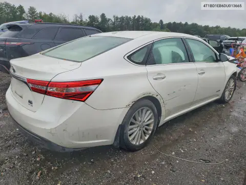 2013 Toyota Avalon Hybrid Xle Touring VIN 4T1BD1EB6DU013665 фото 3