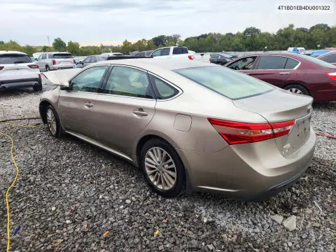 2013 Toyota Avalon Hybrid Xle Premium VIN 4T1BD1EB4DU001322 фото 2