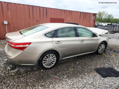 2013 Toyota Avalon Hybrid Xle Premium VIN 4T1BD1EB4DU001322 фото 3