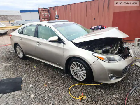 2013 Toyota Avalon Hybrid Xle Premium VIN 4T1BD1EB4DU001322 фото 4