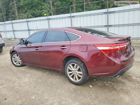 2014 Toyota Avalon Xle Premium VIN 4T1BK1EB6EU104183 фото 2