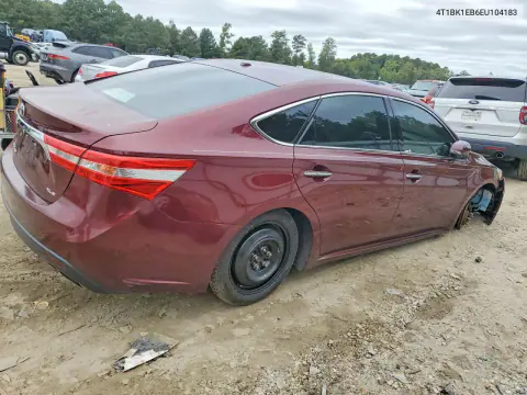 2014 Toyota Avalon Xle Premium VIN 4T1BK1EB6EU104183 фото 3