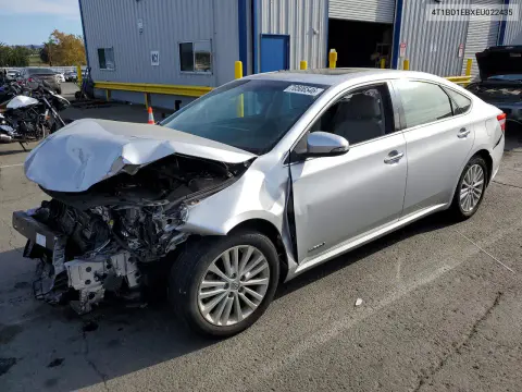 4T1BD1EBXEU022435 — 2014 Toyota Avalon, Передняя часть, фото до ремонта