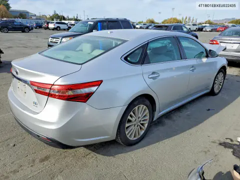 2014 Toyota Avalon Hybrid Xle Touring VIN 4T1BD1EBXEU022435 фото 3