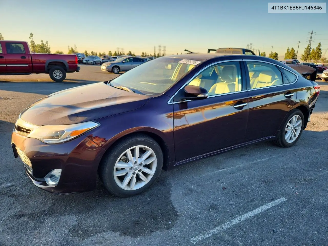 2015 Toyota Avalon Xle Premium VIN 4T1BK1EB5FU146846 фото 1